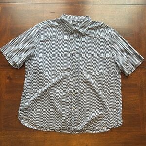 Armani Exchange Black and White Checkered Casual Shirt